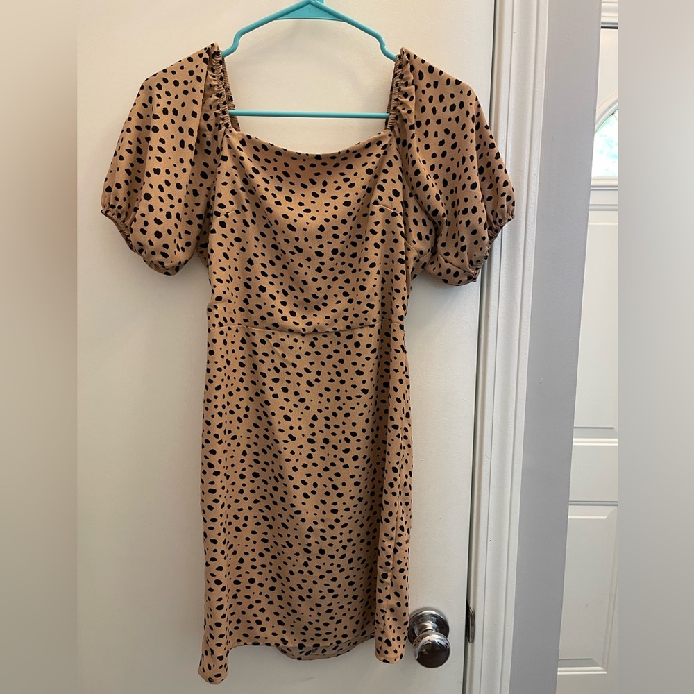 Francesca’s Cheetah Print Mini Dress